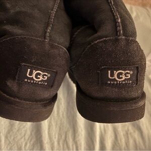 UGG Charcoal Suede Boots